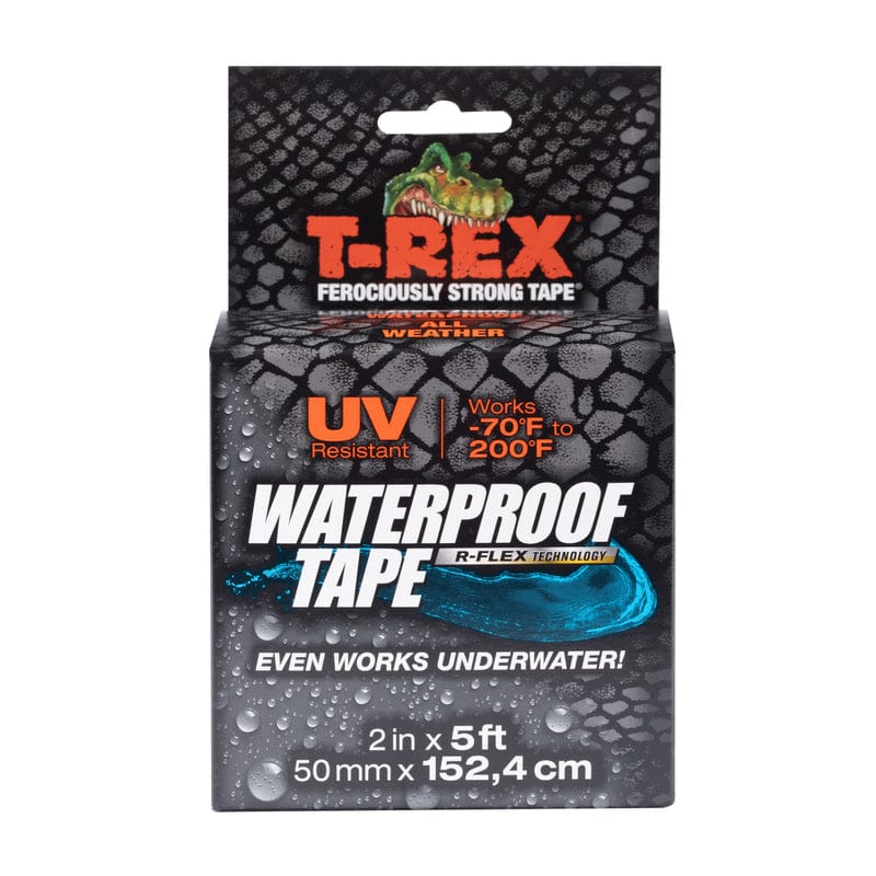 T-Rex 2 in. W X 5 ft. L Black Waterproof Repair Tape