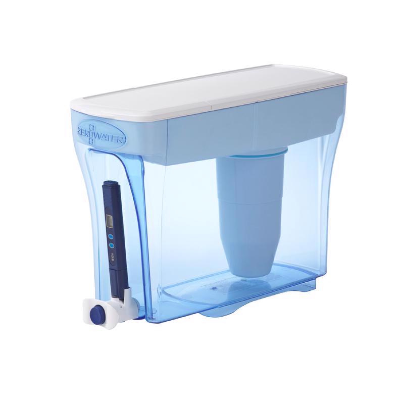 ZeroWater Ready-Pour 30 cups Blue Water Filtration Dispenser