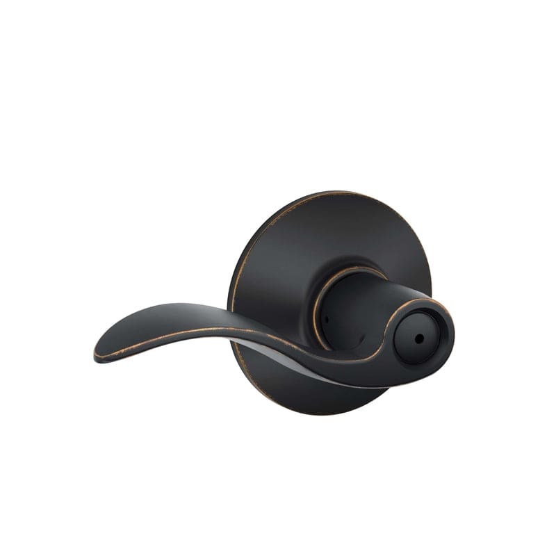 Schlage Accent Aged Bronze Privacy Lever Right or Left Handed