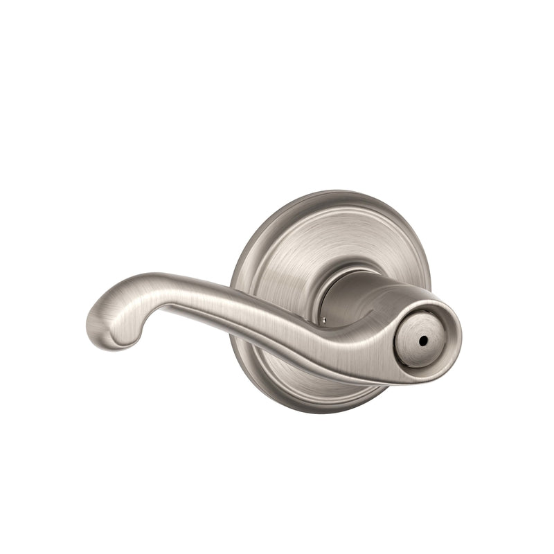 Schlage Flair Satin Nickel Privacy Lever Right or Left Handed