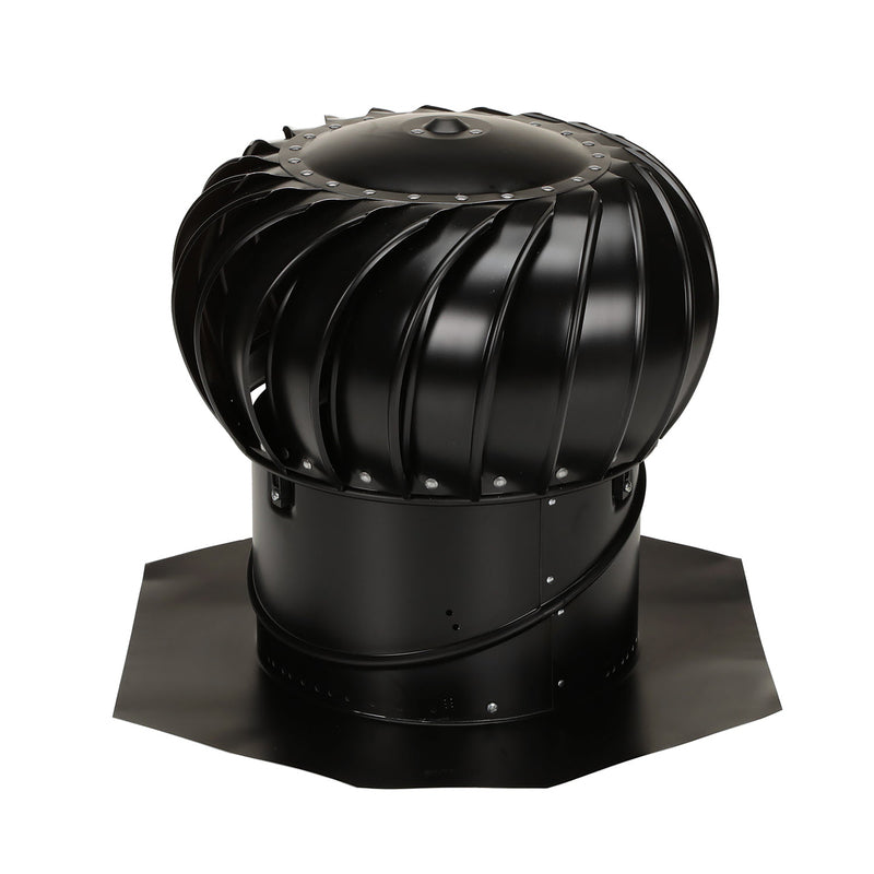 Air Vent Air Hawk 18.4 in. H X 20.2 in. W X 20 in. L X 12 in. D Black Aluminum Turbine and Base