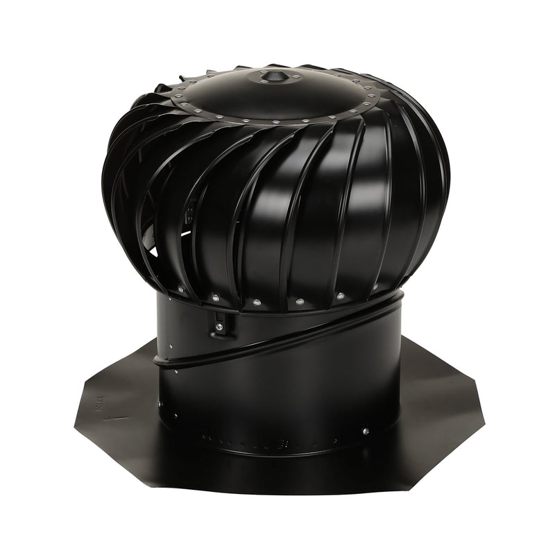 Air Vent Air Hawk 18.4 in. H X 20.2 in. W X 20 in. L X 12 in. D Black Aluminum Turbine and Base