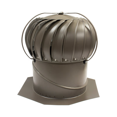 Air Vent Air Hawk 18.4 in. H X 12 in. D Weatherwood Aluminum Turbine and Base