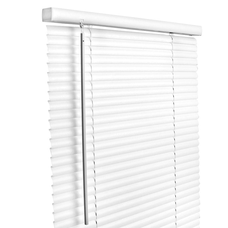 Living Accents Vinyl 1 in. Blinds 52 in. W X 64 in. H White Cordless