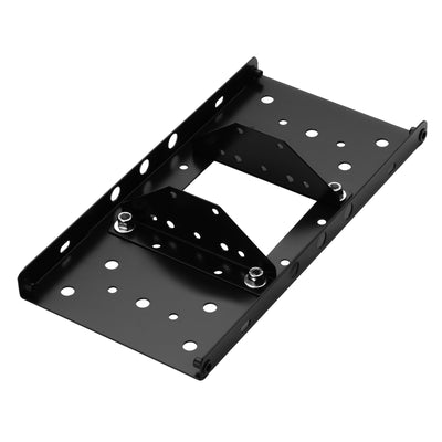 Architectural Mailboxes Galvanized Steel Black 6 in. W X 12 in. L Mailbox Mounting Plate