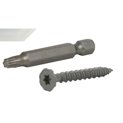 Rock-On No. 9 X 2-1/4 in. L Star Flat Head Cement Board Screws 100 pk