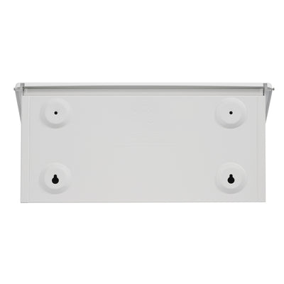 Architectural Mailboxes Wayland Contemporary Galvanized Steel Wall Mount White Mailbox