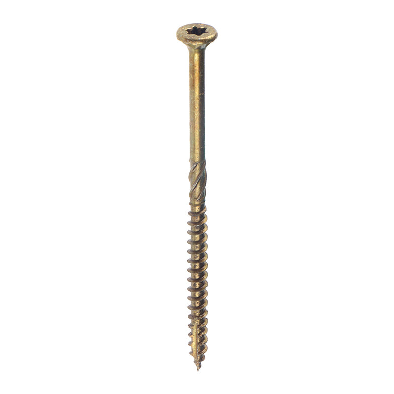 GRK Fasteners R4 No. 9 X 3-1/8 in. L Star Coated Multi-Purpose Screws 80 pk