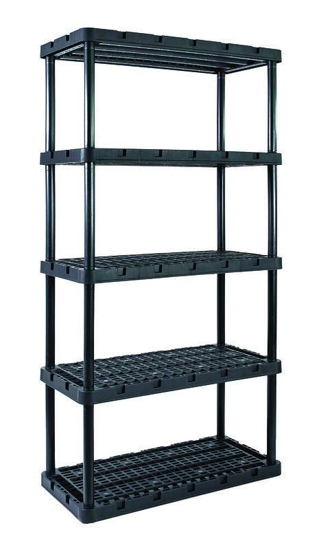 Gracious Living Knect-A-Shelf 72 in. H X 36 in. W X 18 in. D Resin Shelving Unit