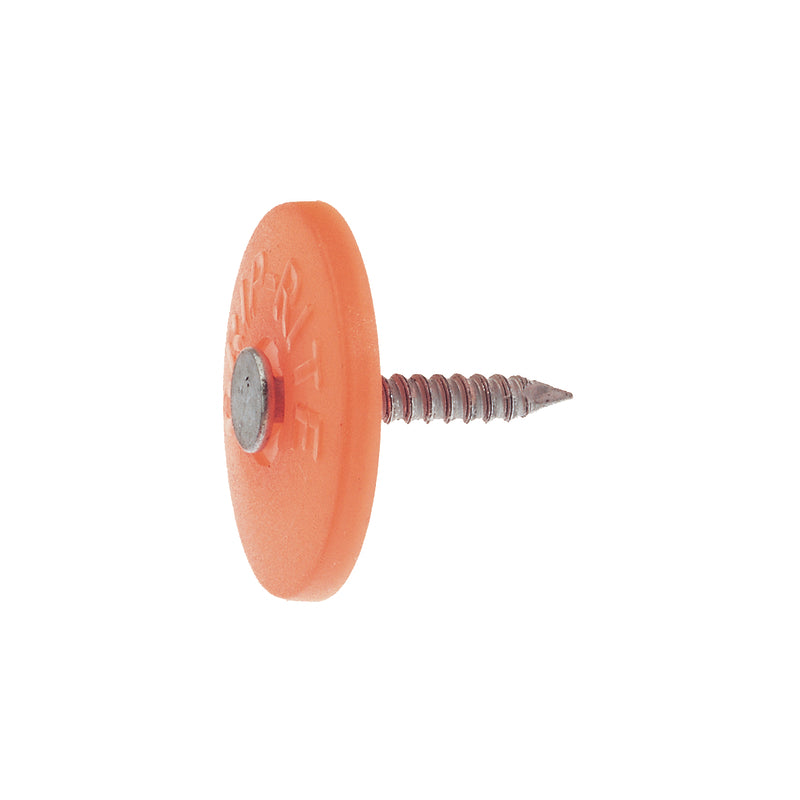 Grip-Rite No. 12 1 in. Cap Bright Steel Nail Full Round Head 1 lb