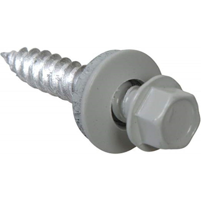 Grip-Rite Pro-Twist No. 9 Sizes X 1 in. L Hex Round Washer Head Sheet Metal Screws 1 lb 115 pk