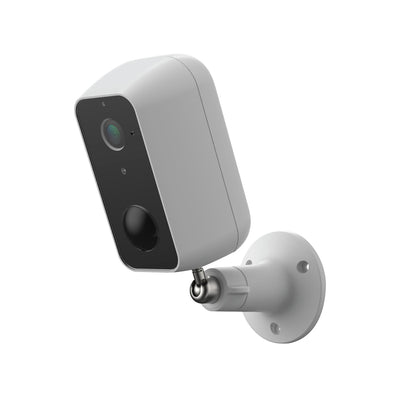 Feit Electric Smart Battery Powered Outdoor Black/White Wi-Fi Security Camera