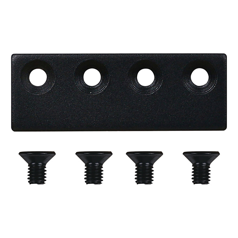 National Hardware 3-1/8 in. L Matte Black Steel Sliding Door Hardware Connecting Adapter 1 pk