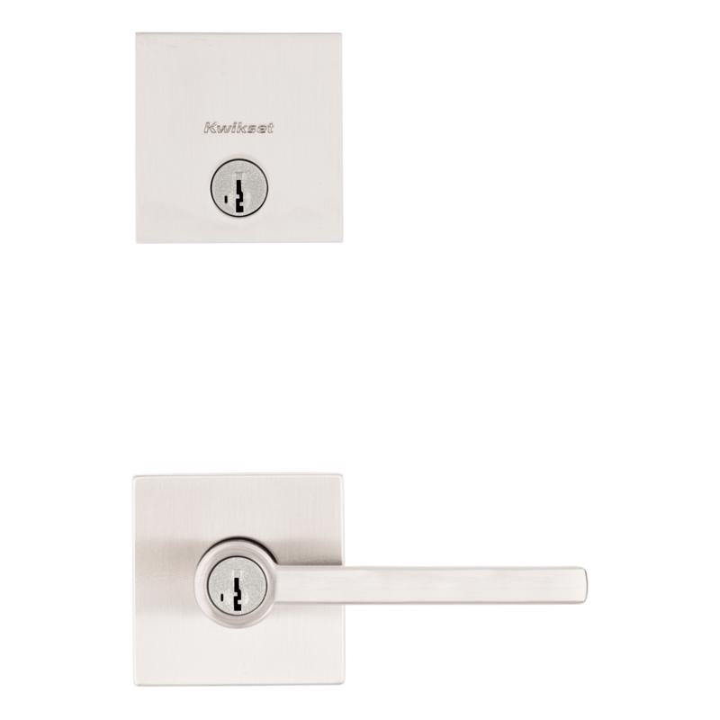 Kwikset-Halifax-Satin-Nickel-Zinc-Lever-and-Single-Cylinder-Deadbolt
