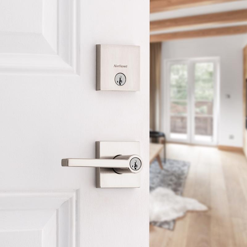 Kwikset-Halifax-Satin-Nickel-Zinc-Lever-and-Single-Cylinder-Deadbolt