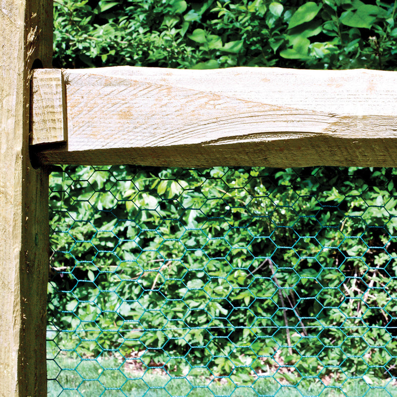 Garden Craft 36 in. H X 25 ft. L Galvanized Steel Poultry Netting 1 in.