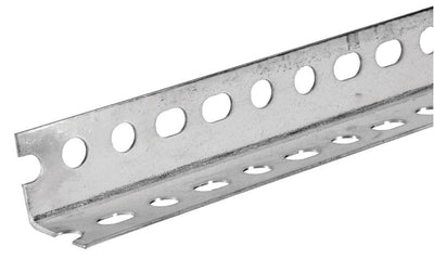 SteelWorks 1-1/4 in. W X 48 in. L Zinc Plated Steel Slotted Angle