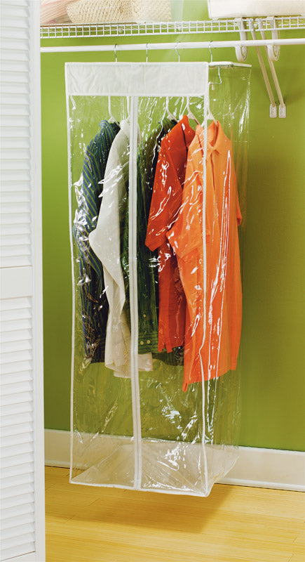 Whitmor 54 in. H X 19 in. W X 20 in. L Vinyl Hanging Vertical Closet Organizer