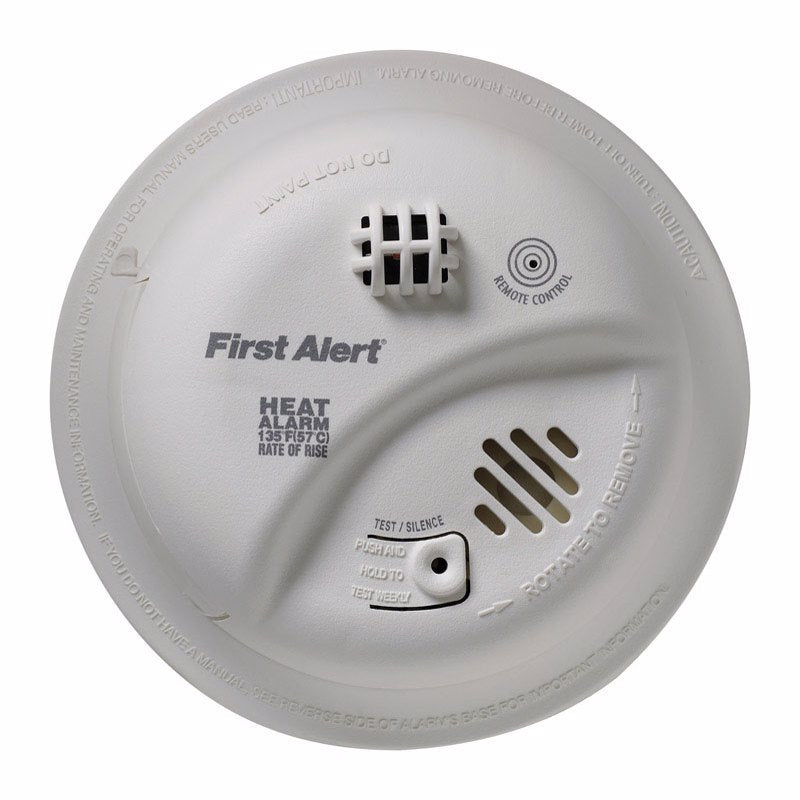 First Alert Hard-Wired w/Battery Back-up Ionization Heat Alarm