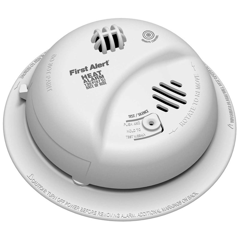 First Alert Hard-Wired w/Battery Back-up Ionization Heat Alarm