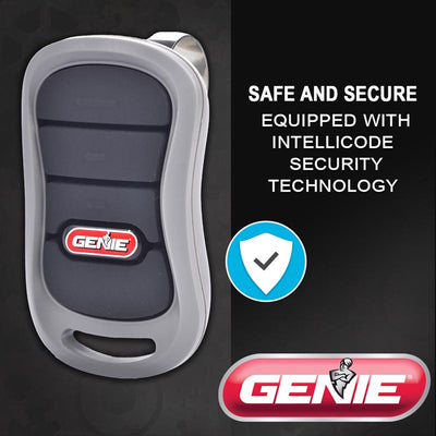 Genie 3 Door Garage Door Opener Remote For Genie Garage Doors