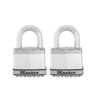 Master Lock 3-3/32 in. H X 1-13/64 in. W X 2 in. L Steel Ball Bearing Locking Padlock Keyed Alike