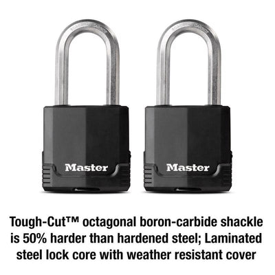 Master Lock 2 in. H X 1-5/16 in. W X 2 in. L Steel Ball Bearing Locking Padlock Keyed Alike