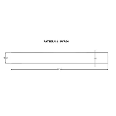 Alexandria Moulding 23-3/4 in. W X 23-3/4 in. L X 3/4 in. Tabletop