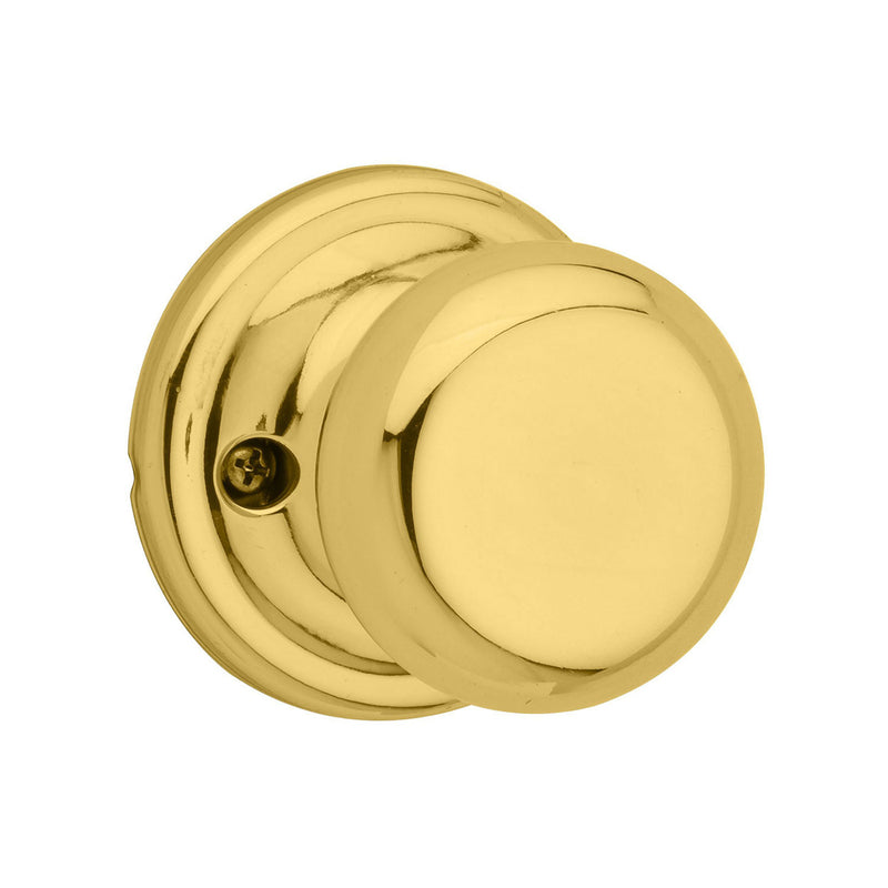 Kwikset-Juno-Polished-Brass-Dummy-Knob-Right-or-Left-Handed