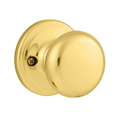 Kwikset-Juno-Polished-Brass-Dummy-Knob-Right-or-Left-Handed