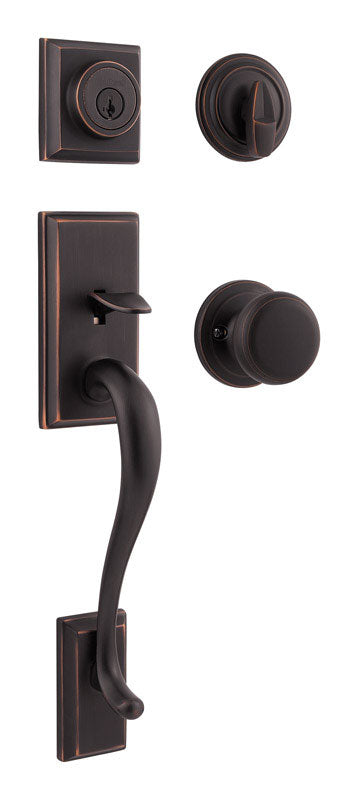 Kwikset-SmartKey-Hawthorne-Juno-Venetian-Bronze-Entry-Handleset-KW1-1-3-4-in