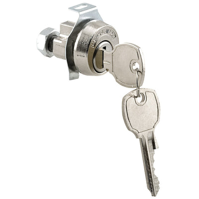 Prime-Line Nickel Steel Clockwise Mailbox Lock Cylinder