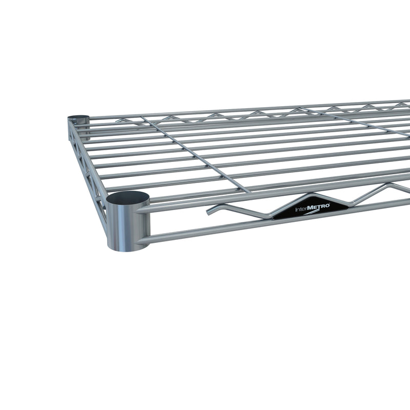 InterMetro 1.5 in. H X 48 in. W X 18 in. D Steel Open-Wire Shelf