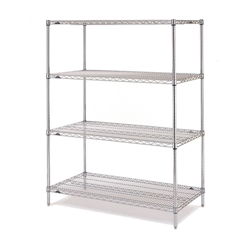 InterMetro 1.5 in. H X 48 in. W X 18 in. D Steel Open-Wire Shelf