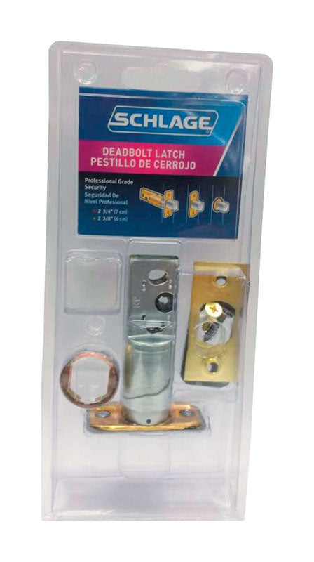 Schlage Assorted Steel Deadbolt Latch Replacement 1 pk