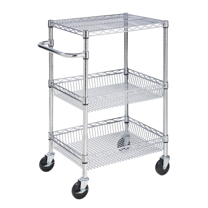 Honey-Can-Do 40 in. H X 18 in. W X 24 in. D Utility Cart