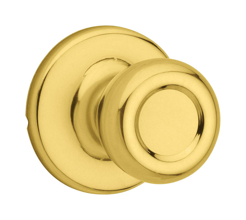 Kwikset-Tylo-Polished-Brass-Passage-Door-Knob-Right-or-Left-Handed