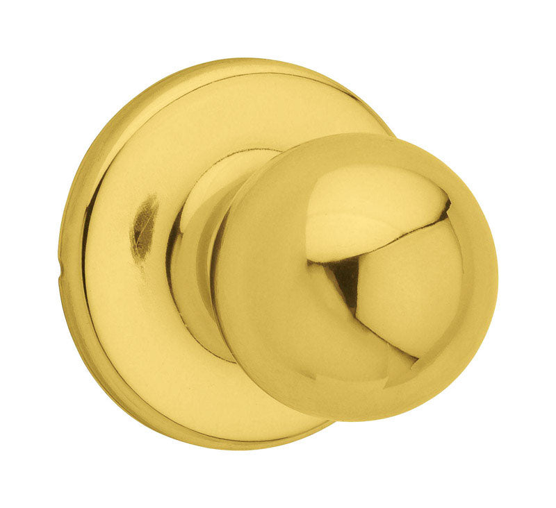 Kwikset-Polo-Polished-Brass-Passage-Door-Knob-Right-or-Left-Handed