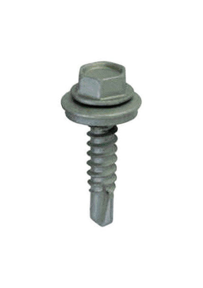 Teks No. 12 X 2 in. L Hex Hex Washer Head Roofing Screws 50 pk
