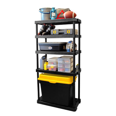 Maxit 72 in. H X 32 in. W X 14 in. D Resin Shelving Unit