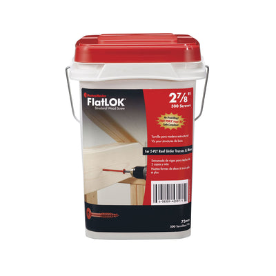 FastenMaster FlatLok No. 14 X 2-7/8 in. L Torx Ttap Epoxy Wood Screws 500 pk