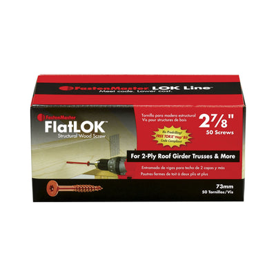 FastenMaster FlatLok No. 14 X 2-7/8 in. L Torx Ttap Epoxy Wood Screws 50 pk