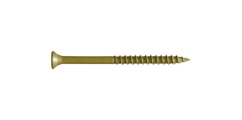 FastenMaster GuardDog No. 10 X 3-1/2 in. L Phillips/Square Bugle Head Deck Screws 75 pk