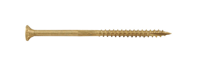 Screw Products No. 9 X 3 in. L Star Bronze Wood Screws 1 lb lb 78 pk