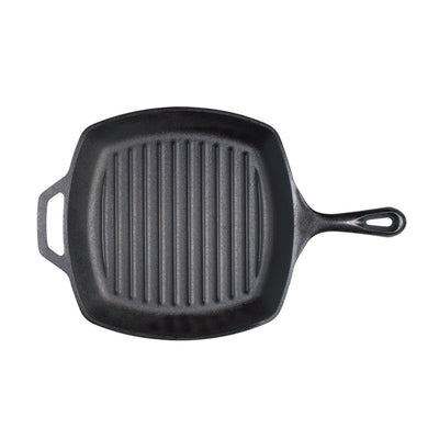 Lodge Cast Iron Grill Pan Black