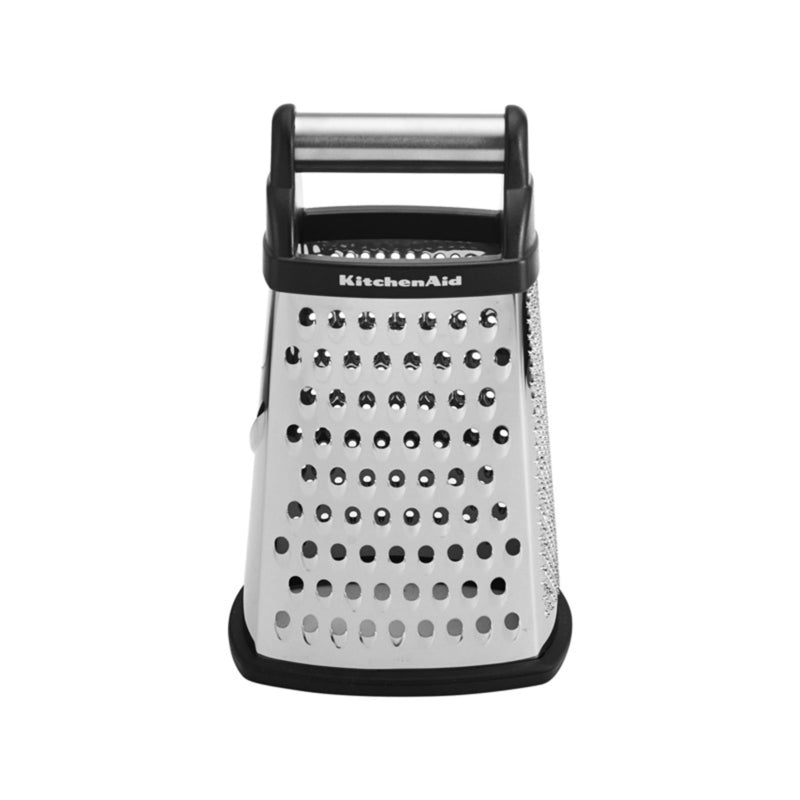 Kitchenaid Stainless Steel Box Grater in Black Handle, Dishwasher Safe