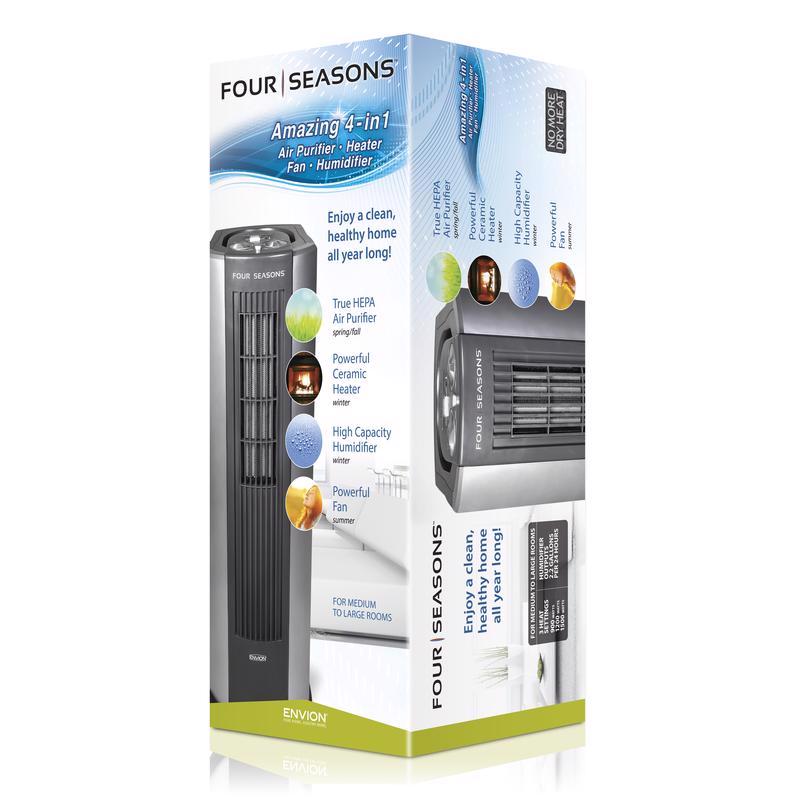 Envion Four Seasons 4-in-1 HEPA Air Purifier/Fan/Heater/Humidifier