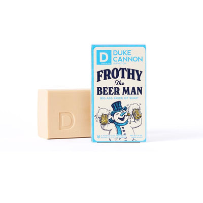 Duke Cannon Frothy the Beer Man Woodsy/Sandalwood Scent Soap Bar 10 oz 1 pk