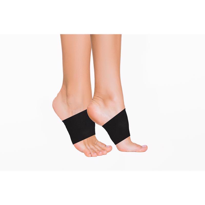 Copper Fit Health+ Black Basic Foot Compression Sleeve 1 box 2 ct