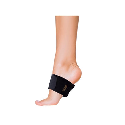 Copper Fit Health+ Black Basic Foot Compression Sleeve 1 box 2 ct